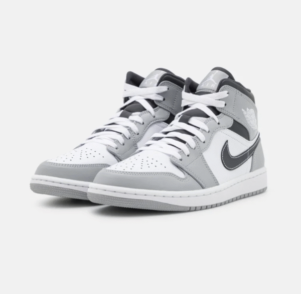 Nike Jordan 1 Mid Grey - Image 2
