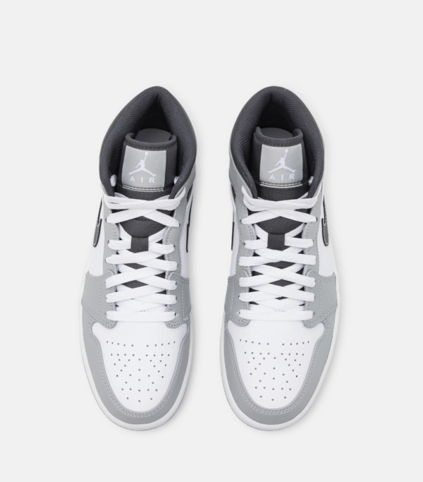 Nike Jordan 1 Mid Grey - Image 4