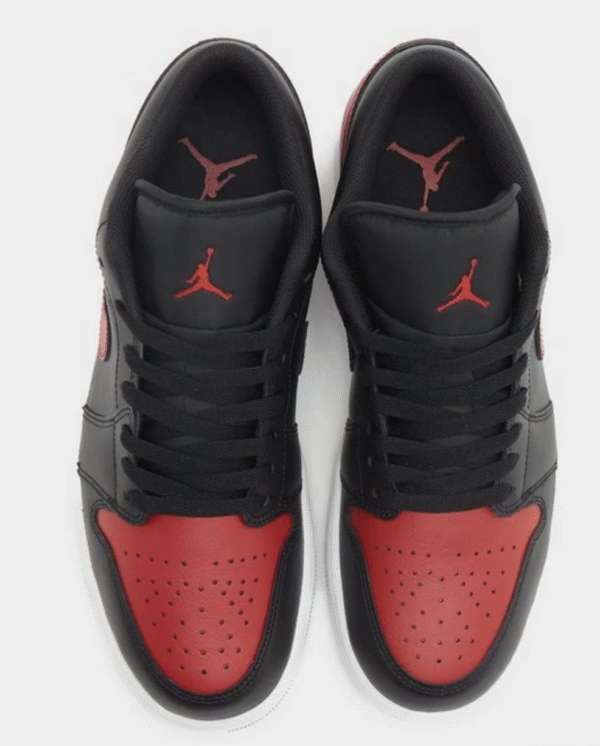 Jordan Air 1 Low Red Black - Image 2